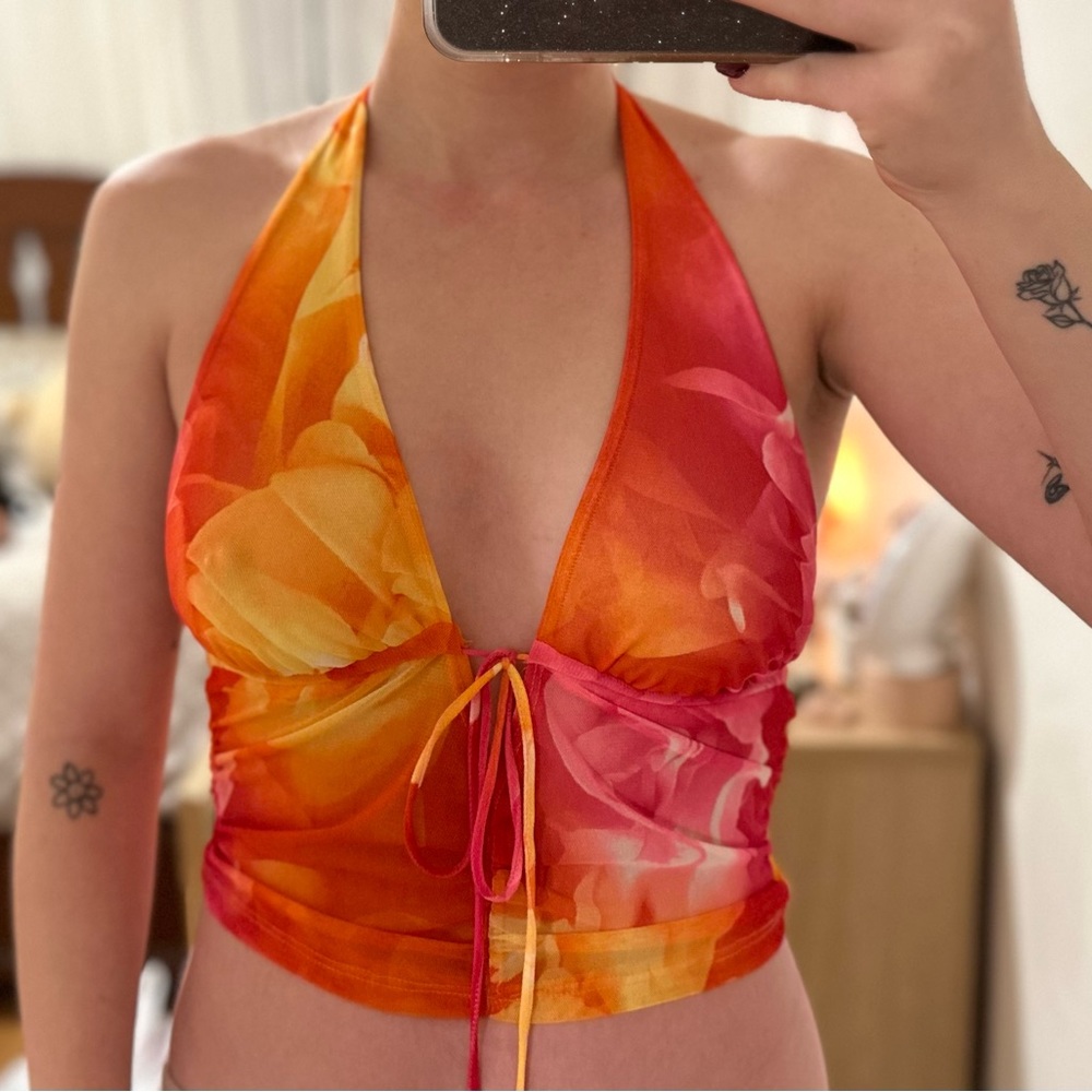 Shop 20 women’s size small sheer halter tank top